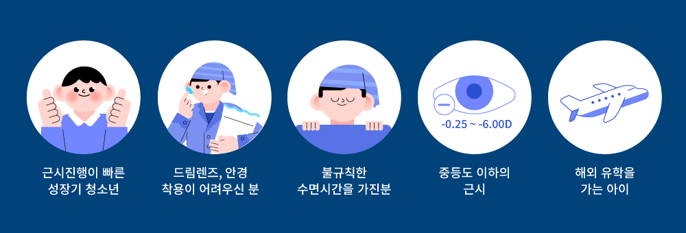 마이사이트 렌즈는 이런 분들께 적합합니다!